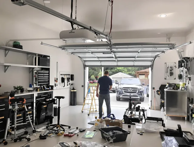 Garage door opener installation by Wickliffe Garage Door Repair in Wickliffe