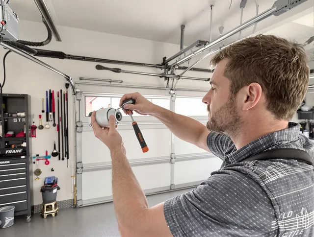 Garage door opener repair service by Wickliffe Garage Door Repair in Wickliffe