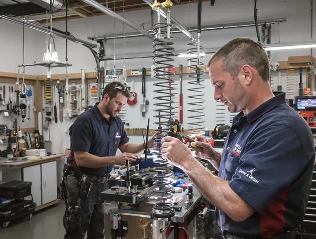 Garage door spring repair service by Wickliffe Garage Door Repair in Wickliffe